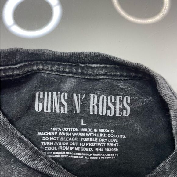 Guns N Roses Appetite For Destruction Graphic T-shirt Women Medium Acid Wash - Picture 4 of 5